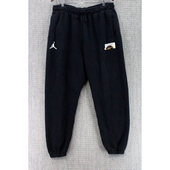 JORDAN Jogger Mens 2XL Black Drawstring Pull On Embroidered Sport DNA Fleece - Picture 1 of 7